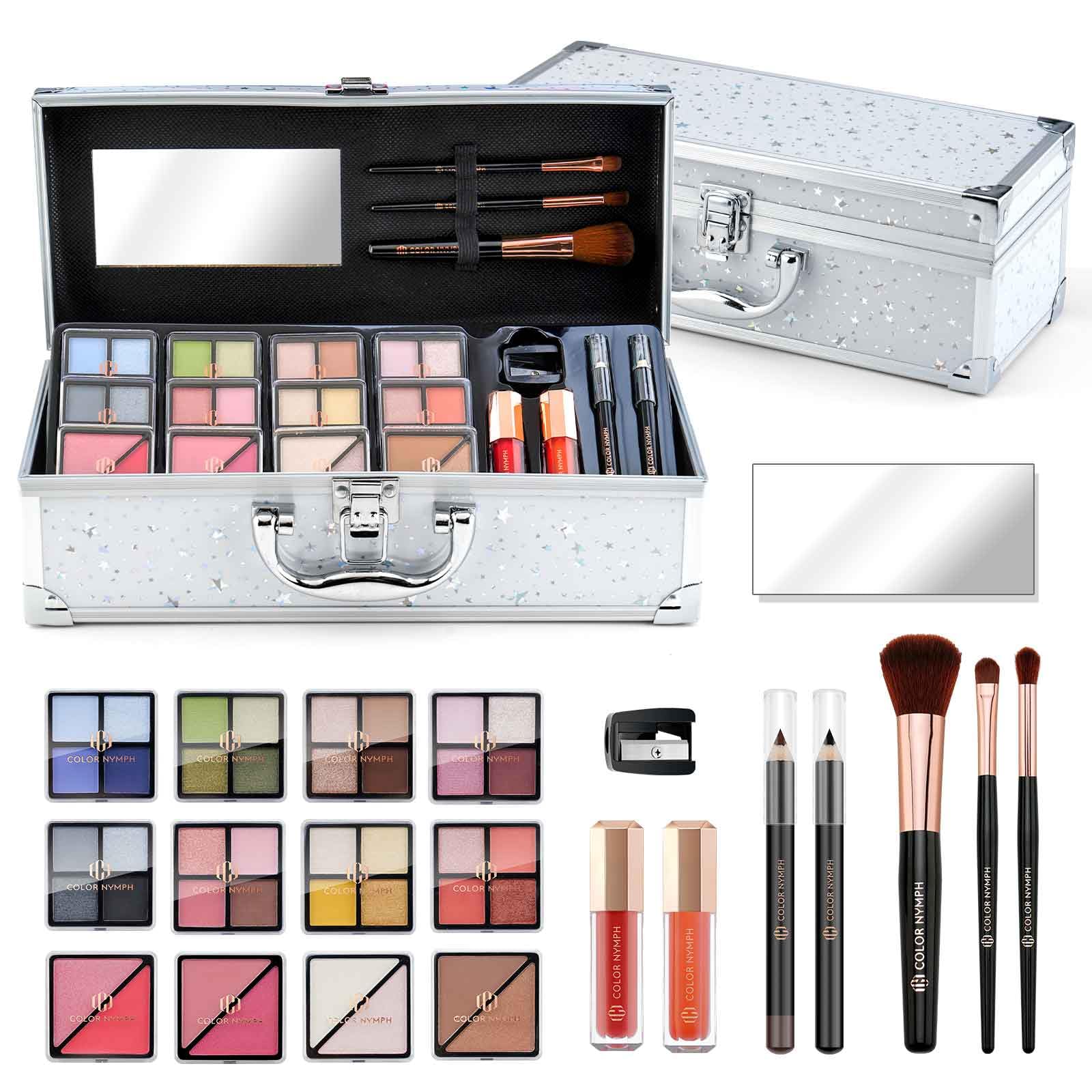 Color Nymph eyeshadow palette with 32 colors for versatile day-to-night looks