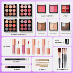 Color Nymph eyeshadow palette featuring 36 colors for versatile looks