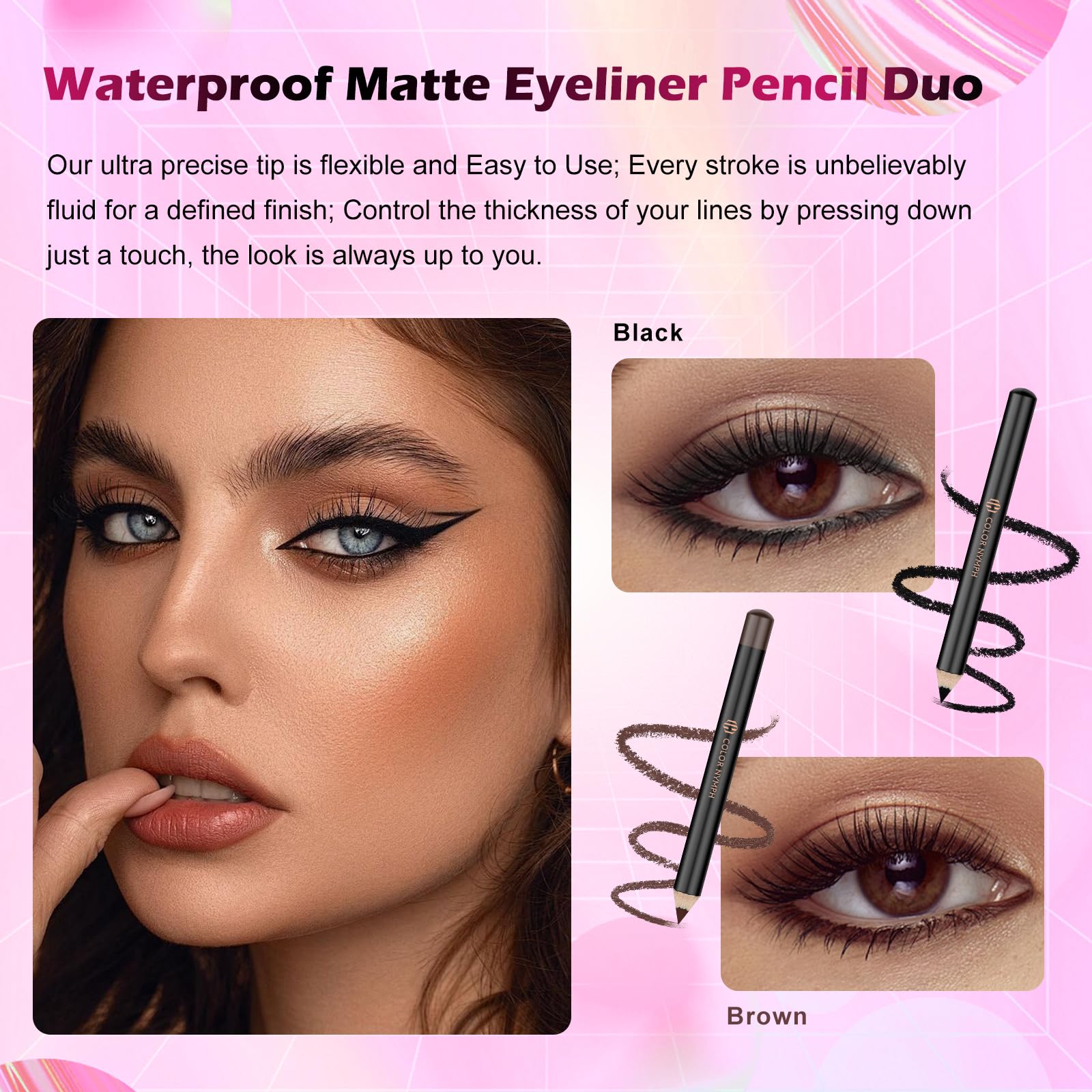 Color Nymph lip gloss set provides glossy color and shine