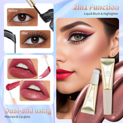 Color Nymph liquid blush adds natural glow to cheeks.