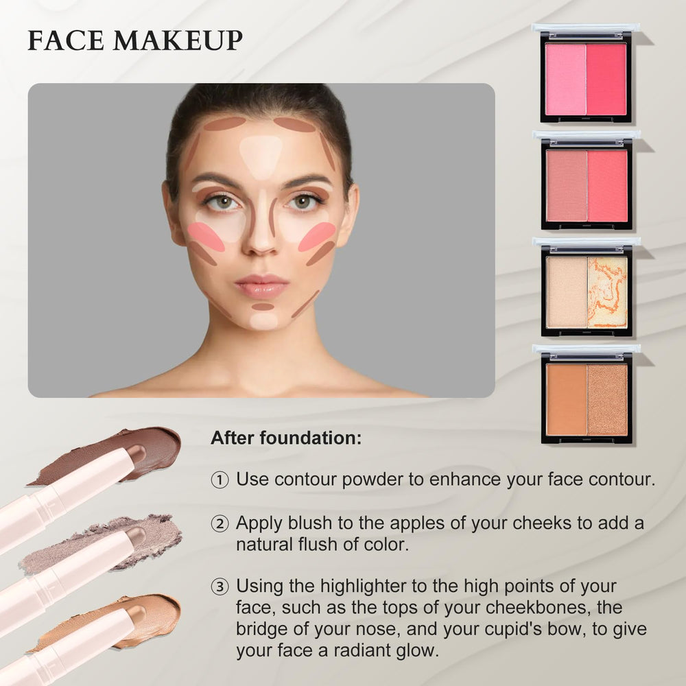 Color Nymph mascara and lipstick kit highlighting lashes and lips