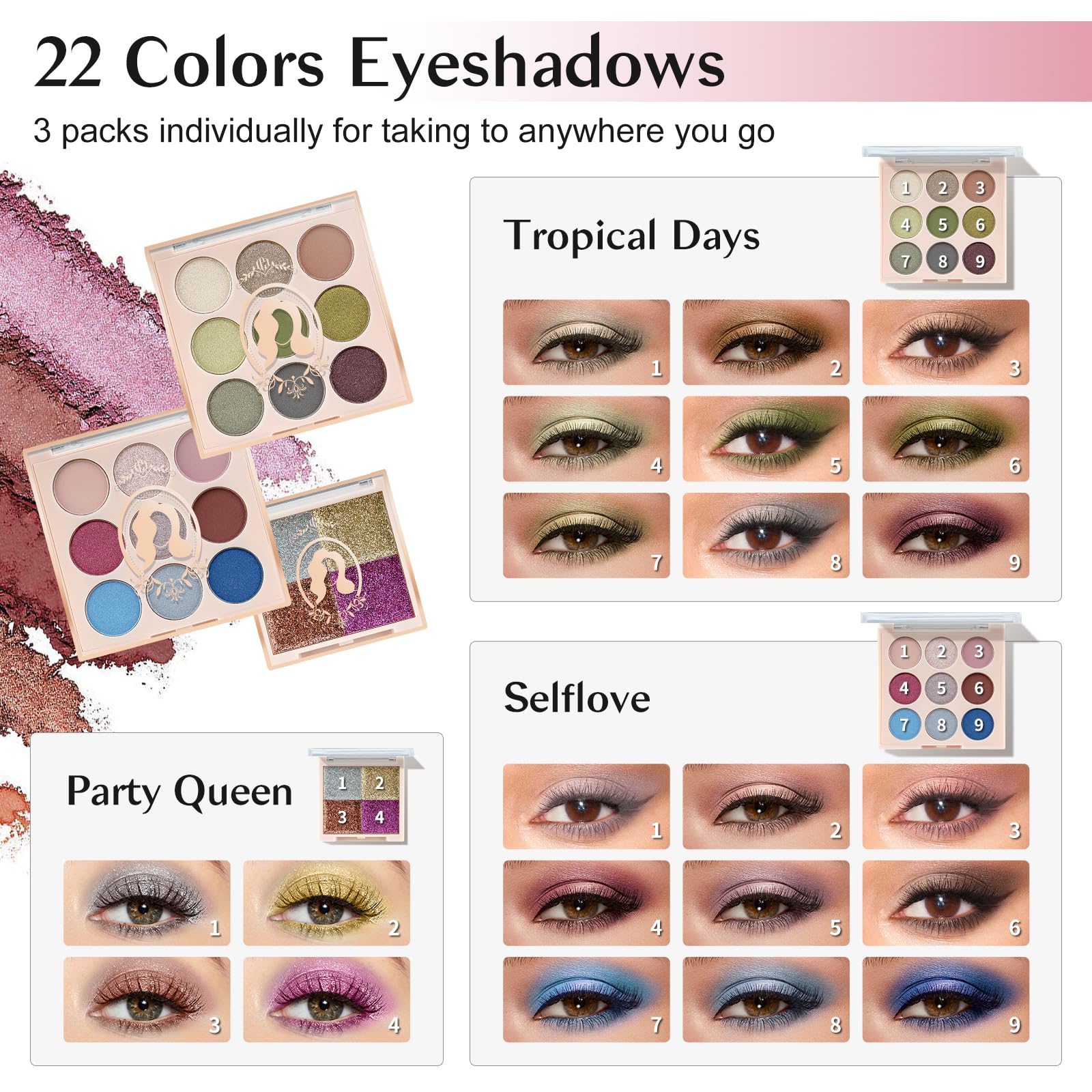 Color Nymph mysterious lip products trio: lipstick, lip liner, lip balm