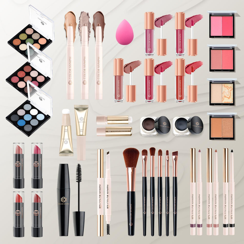 Color Nymph travel makeup case ready for on-the-go touchups