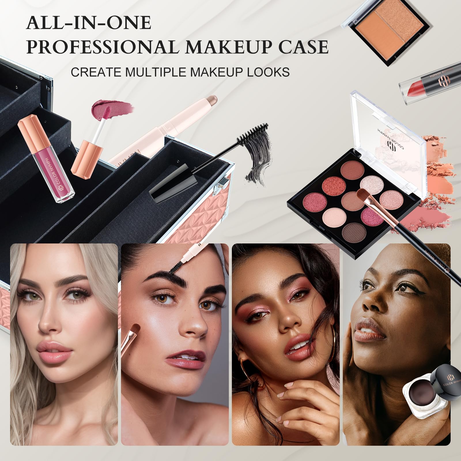 Color Nymph travel storage case for on-the-go makeup