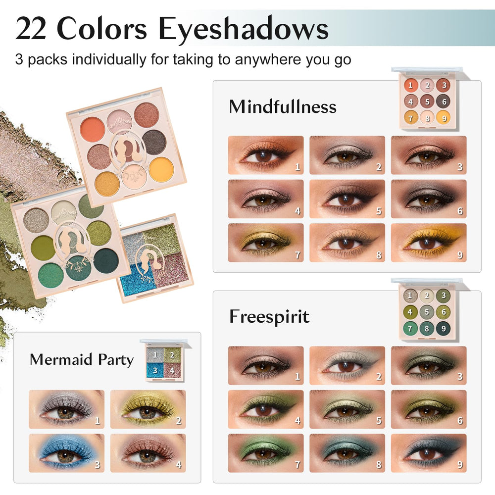 Color Nymph two-color highlighter palette for gentle glow
