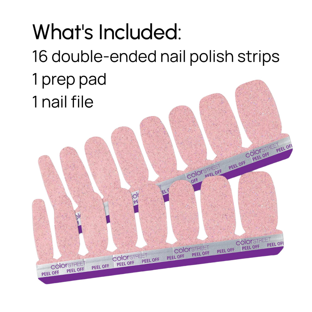 Color Street Blushing in Flushing USA-made nail strips highlight premium polish