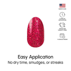 Color Street Cherry on Top nail strips made in the USA