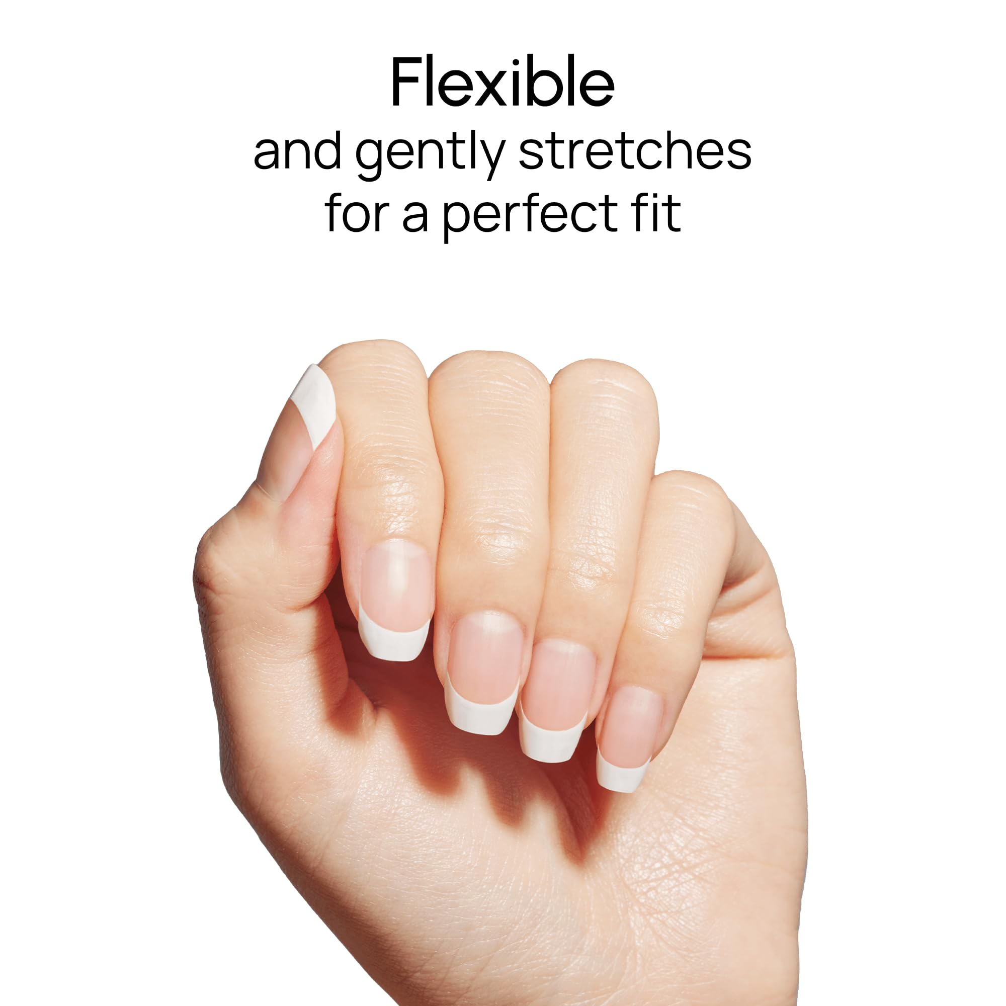 Color Street Meet Me in Paris 16 French tips for versatile nail shaping.