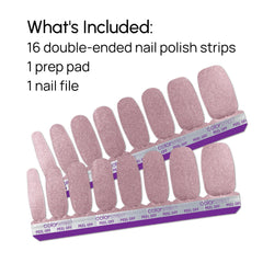 Color Street Princess Cut ready-to-wear manicure for on-the-go styling.