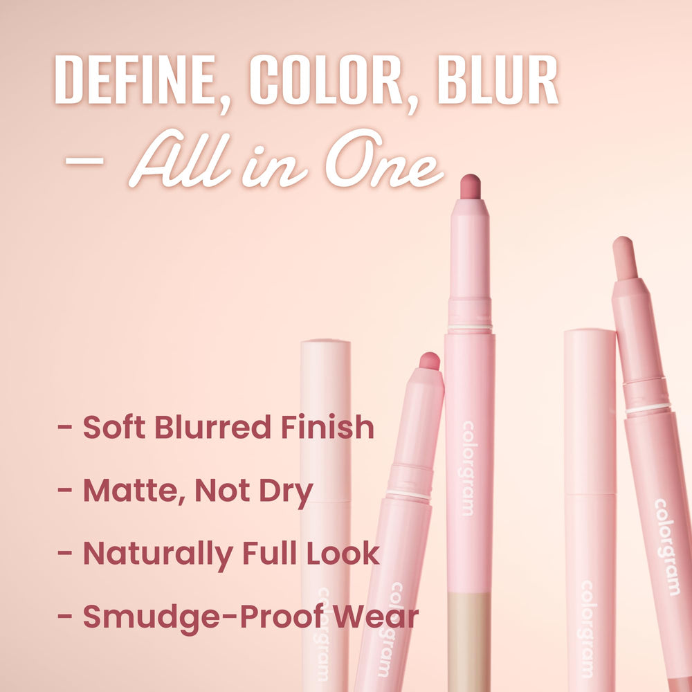 COLORGRAM All In One Over-Lip Maker matte finish for sophisticated looks