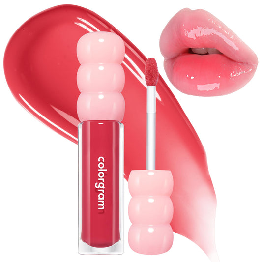 COLORGRAM Fruity Glass Gloss bottle in Baby Lychee for glass-like shine.