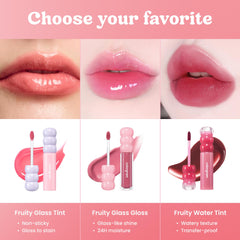 COLORGRAM Fruity Glass Tint 02 vegan cruelty-free branding and packaging.