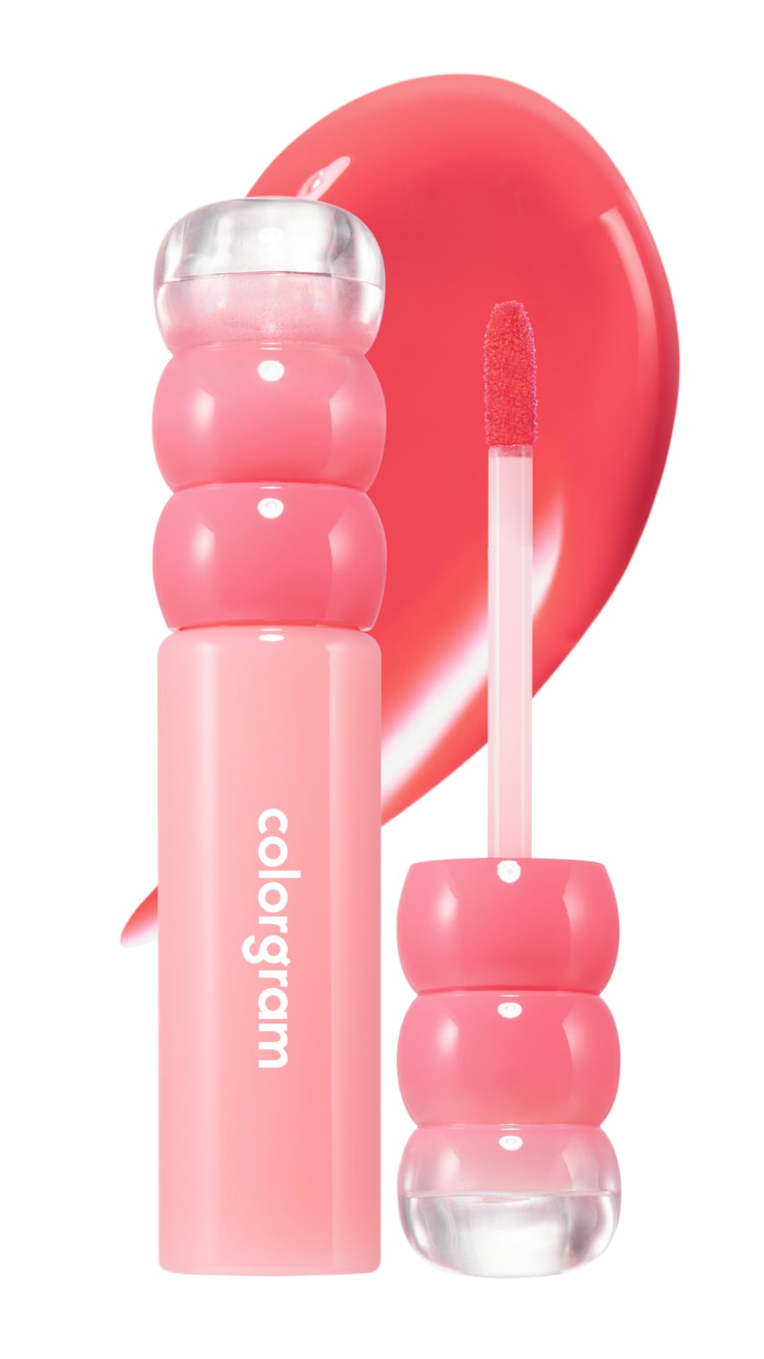 COLORGRAM Fruity Water Tint 02 Bunny Pink bottle highlights a light, hydrating lip tint.