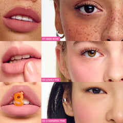 COLORGRAM Lip and cheek tint showing buildable coverage for natural color.