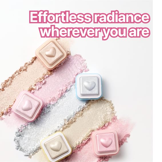 Colorgram Milk Bling Heartlighter 02 long-wearing finish stays radiant throughout the day.