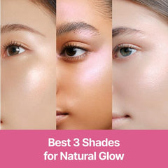 Colorgram Milk Bling Heartlighter 02 rosy pink shade suits daily makeup looks.