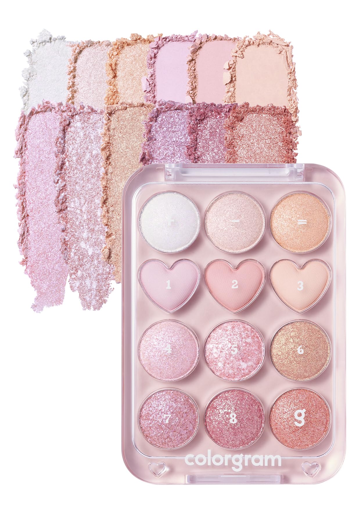 COLORGRAM Pin Point Eyeshadow 04 Bright+Cool front view for daily looks.