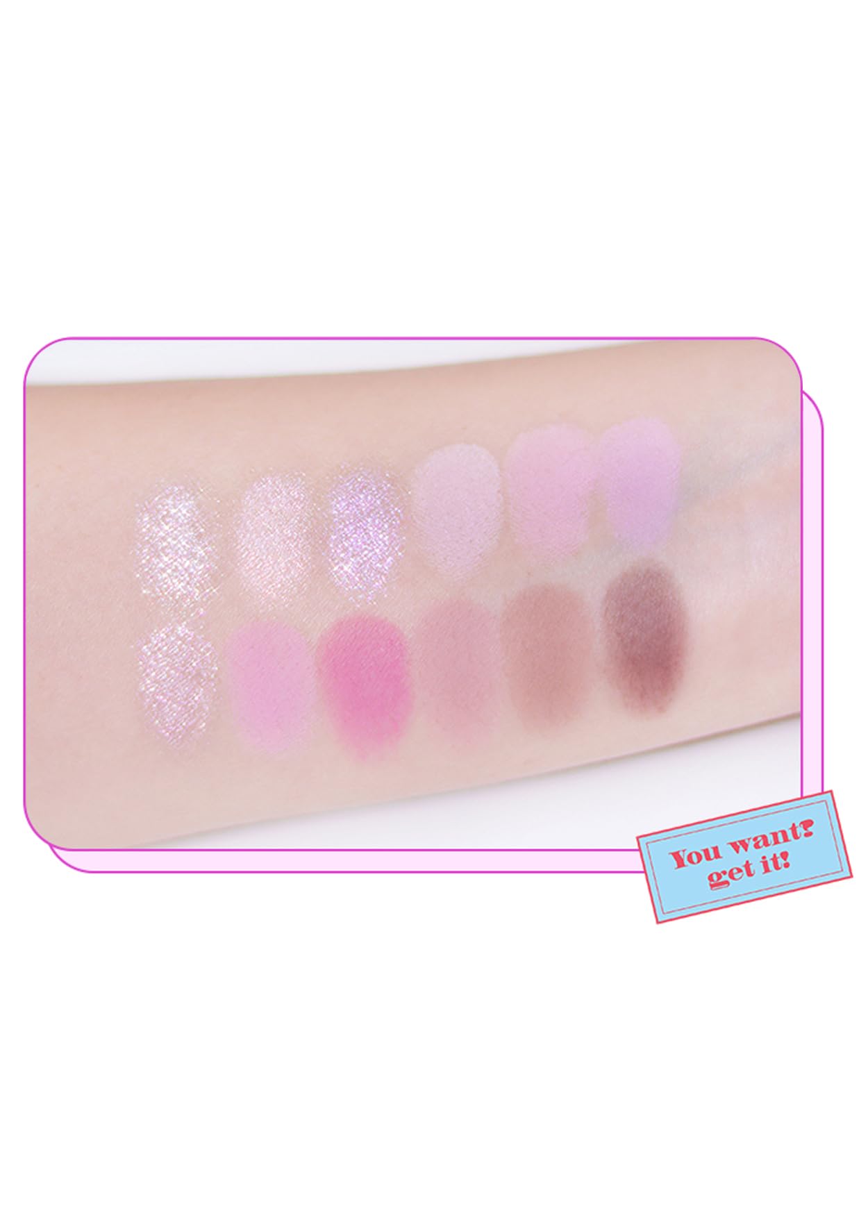 COLORGRAM Pin Point matte-to-glitter shades enable smooth transitions and even application