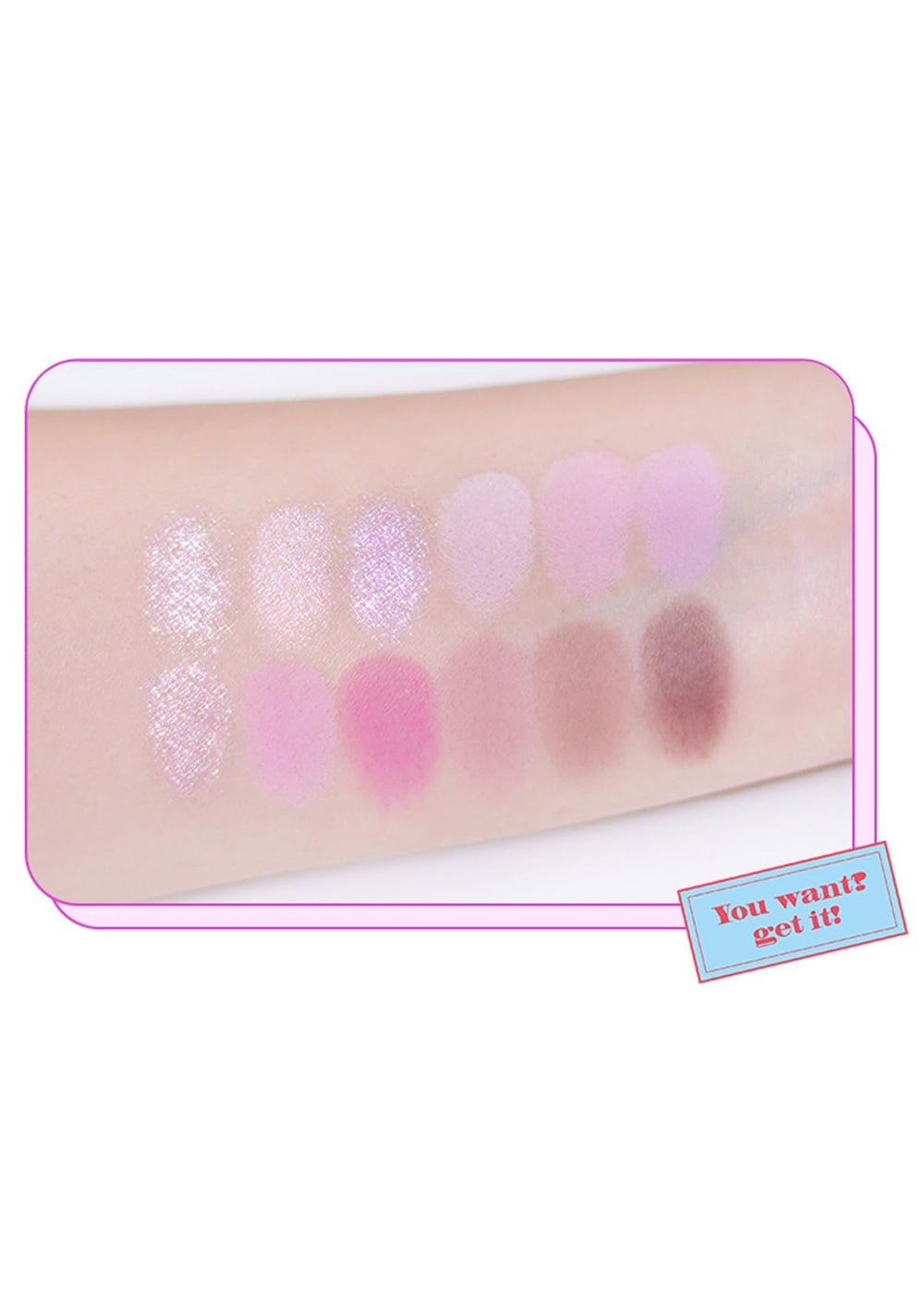 COLORGRAM Pin Point matte-to-glitter shades enable smooth transitions and even application