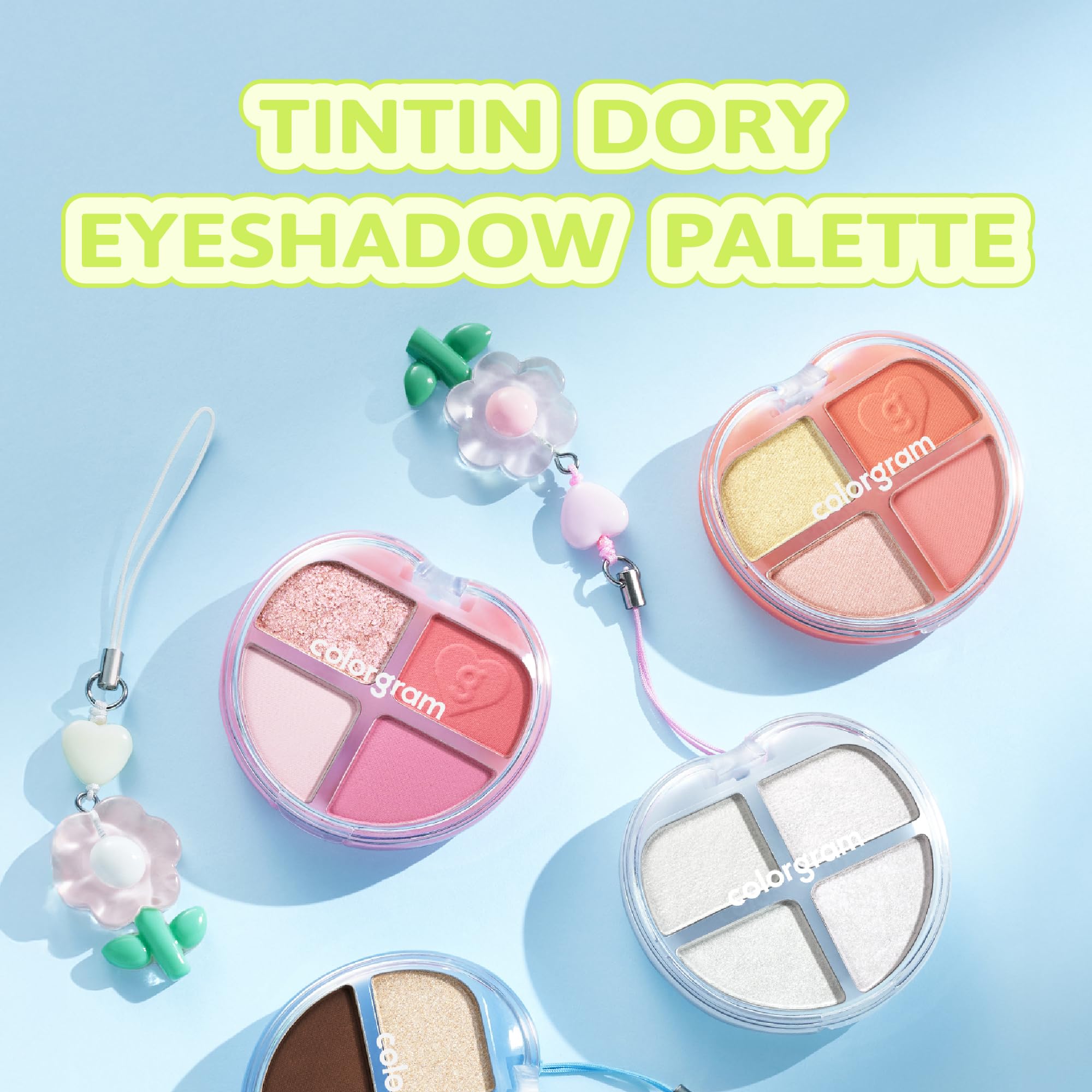 COLORGRAM Tintin Dory Palette compact case showing travel-friendly design and portability