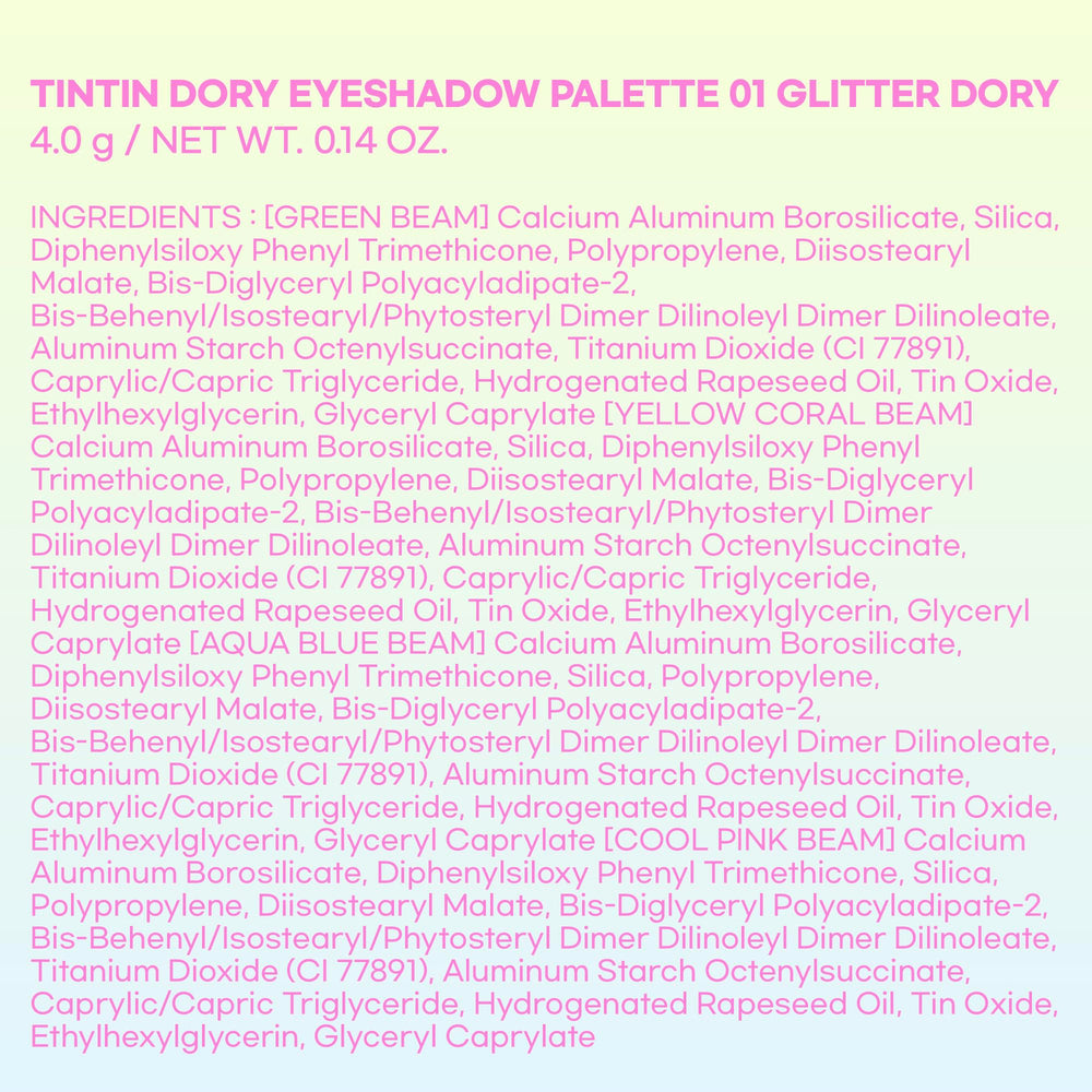 COLORGRAM Tintin Dory Palette in a makeup bag for daily use