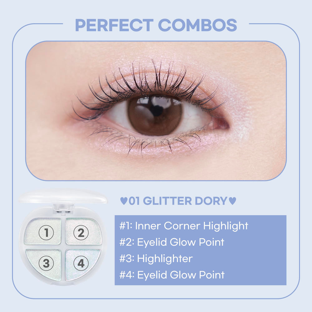 COLORGRAM Tintin Dory Palette in hand for quick, on-the-go touches