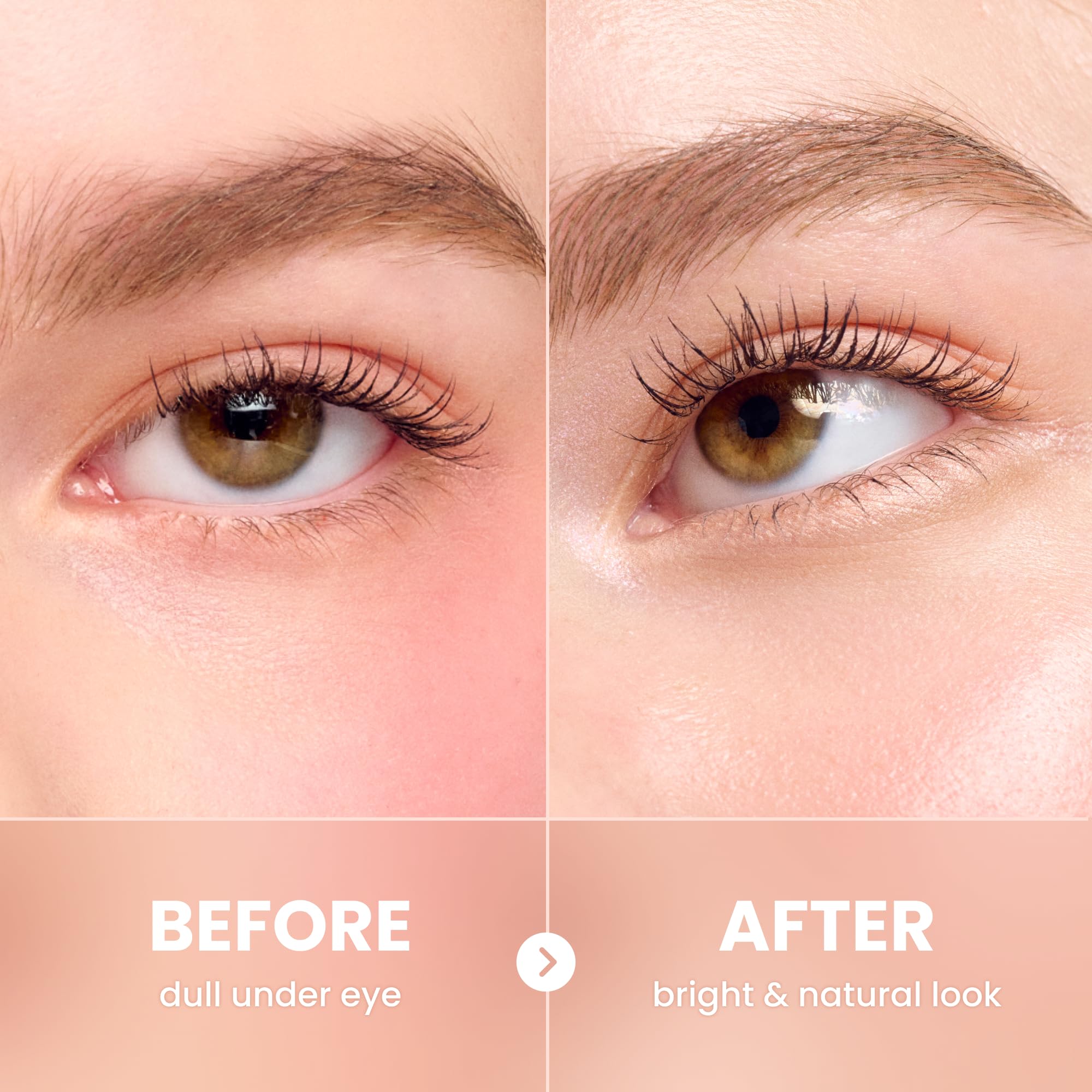 COLORGRAM Under Eye Highlighter Stick 06 Cool Pink applies smoothly without tugging or smudging.