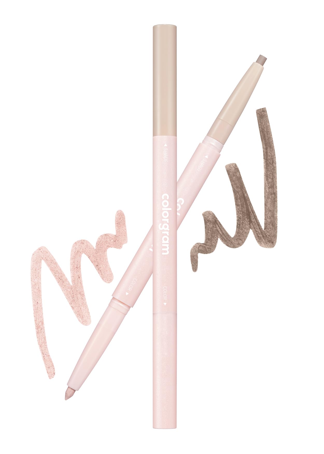 COLORGRAM Under Eye Highlighter Stick 07 Warm Peach in compact form for precise under-eye use
