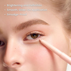 COLORGRAM under-eye highlighter blends smoothly on delicate skin