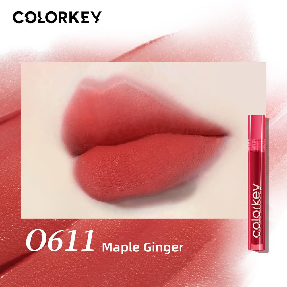 COLORKEY Airy Velvet Lip Tint applicator detail for precise, clean matte application.