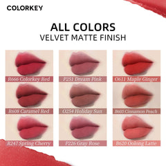COLORKEY Airy Velvet Lip Tint applicator tip enables precise lip lining.