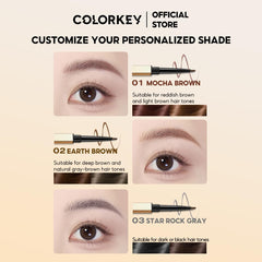 COLORKEY Earth Brown shade complements everyday looks with subtle depth