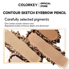 COLORKEY Contour Sketch Eyebrow Pencil offers long-lasting, waterproof wear