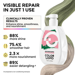 COLORLOMO HueSync-technology-dispersion ensures precise toning without over-processing.