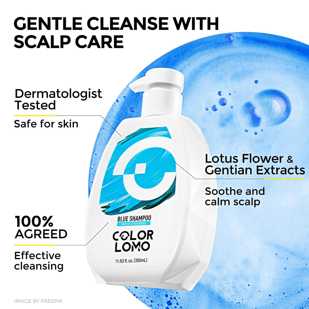 COLORLOMO Ultra Color Safe Shampoo dispensing pump makes daily use easy.