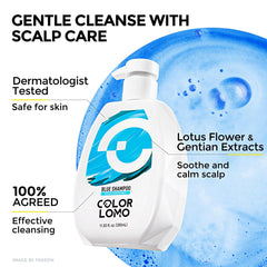 COLORLOMO Ultra Color Safe Shampoo dispensing pump makes daily use easy.
