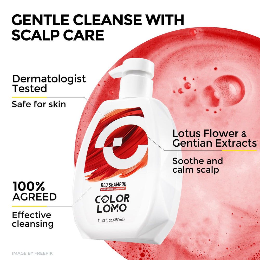 COLORLOMO Ultra Color Safe Shampoo for Red Color-Treated Hair – Protec ...