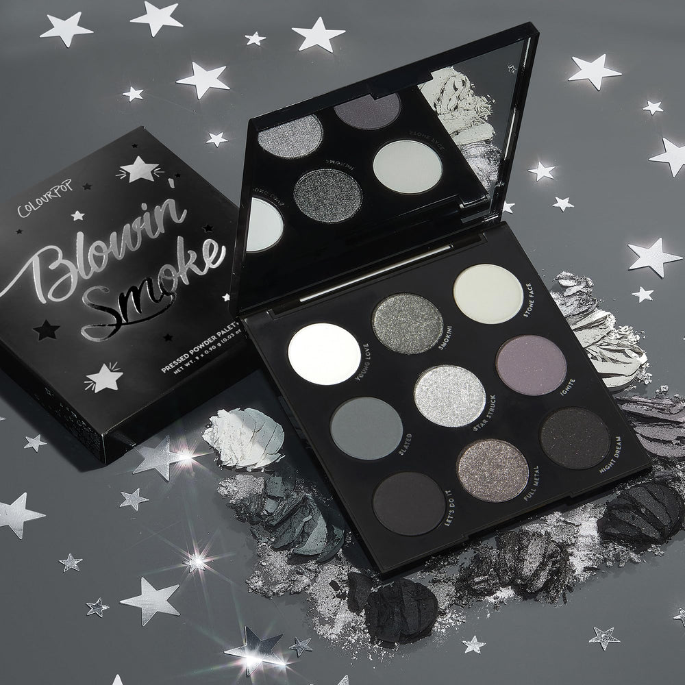 ColourPop Blowin' Smoke matte-ash shade for blendable color