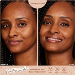 ColourPop Pretty Fresh brush application highlighting buildable medium coverage