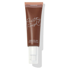 ColourPop Pretty Fresh tinted moisturizer bottle side view shows hydrating, oil-free tint.