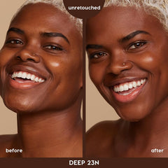 ColourPop Pretty Fresh being spread on skin demonstrates even application.