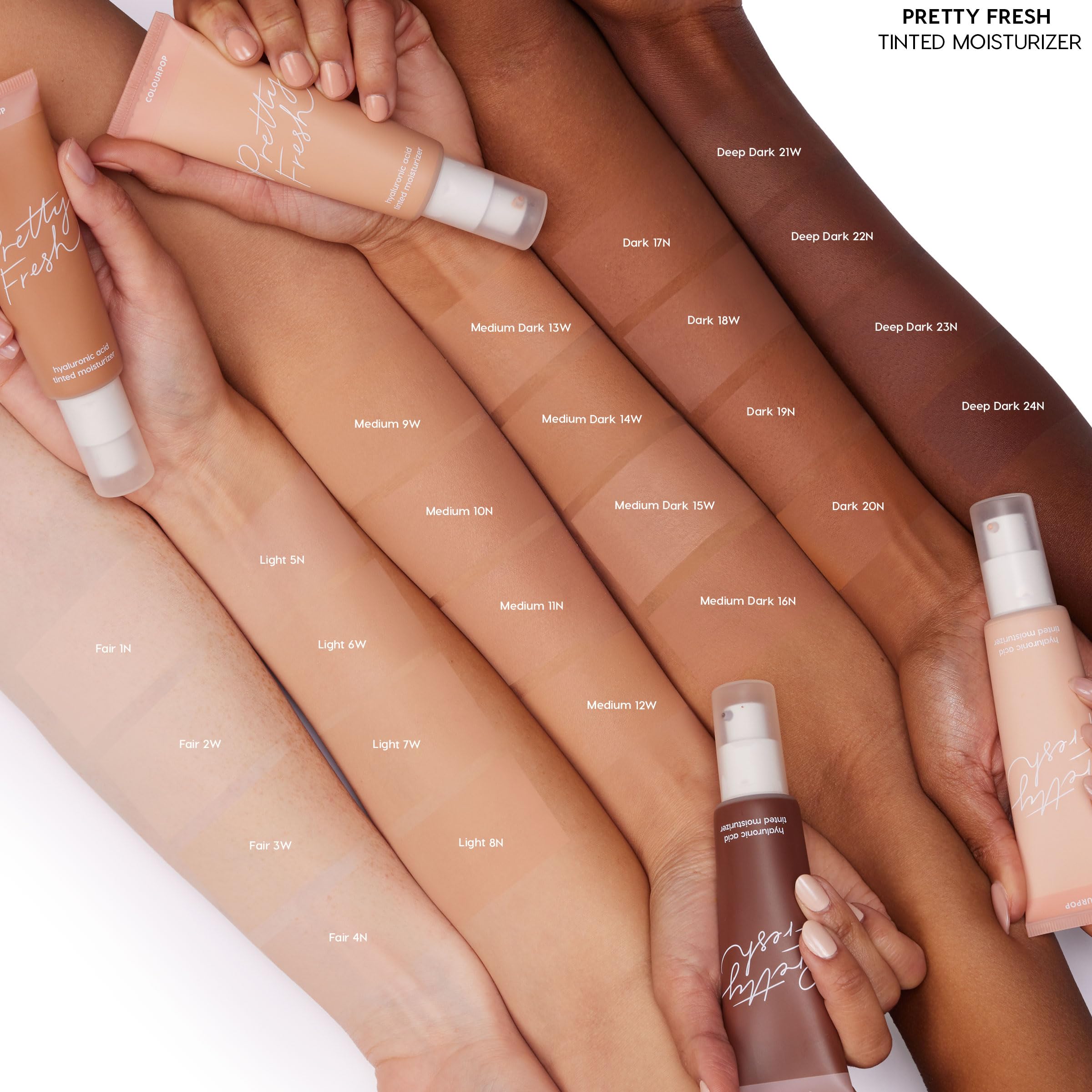 ColourPop Pretty Fresh texture swirl reveals smooth, blendable formula.