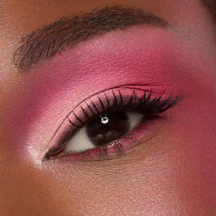 ColourPop Stitch Beach Dreamin’ palette close-up highlights matte, metallic, and pearlescent finishes