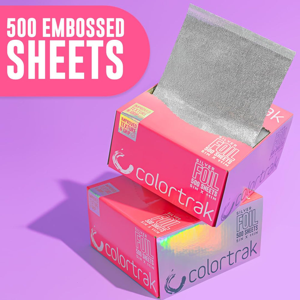 Colortrak pre-cut foil sheets simplify balayage and highlight sessions