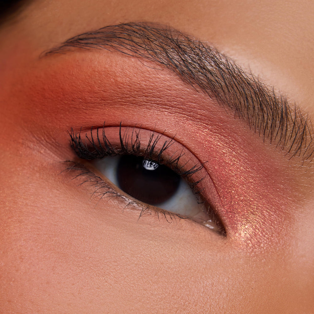 ColourPop Baby Got Peach pressed powder shade delivers smooth, velvety color payoff.