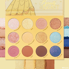 ColourPop Beauty and the Beast palette with gold metallic shade for glow.