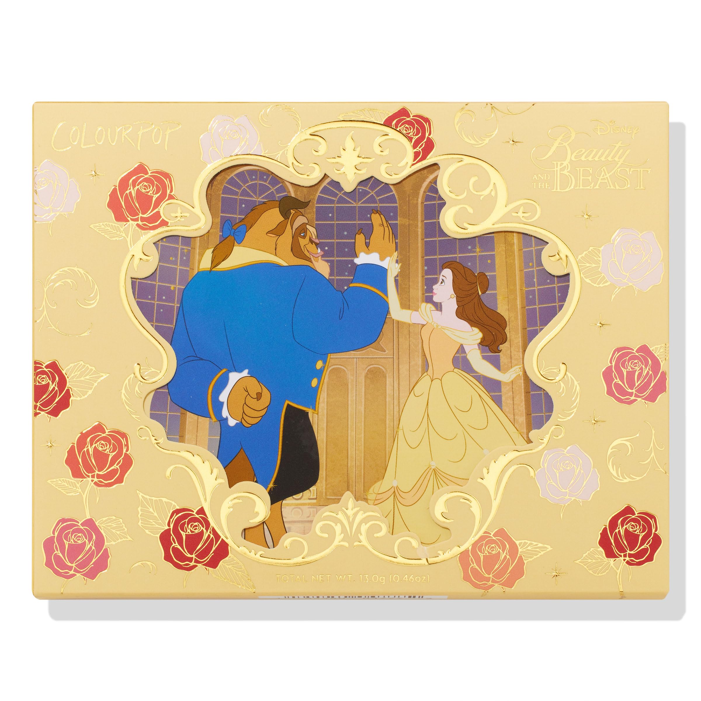 ColourPop Beauty and the Beast palette travel-friendly compact for on-the-go makeup.