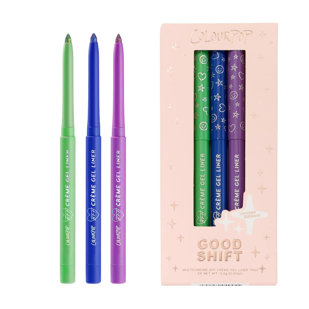 ColourPop BFF Creme Gel Chrome eyeliner kit packaging close-up for quick shopping reference