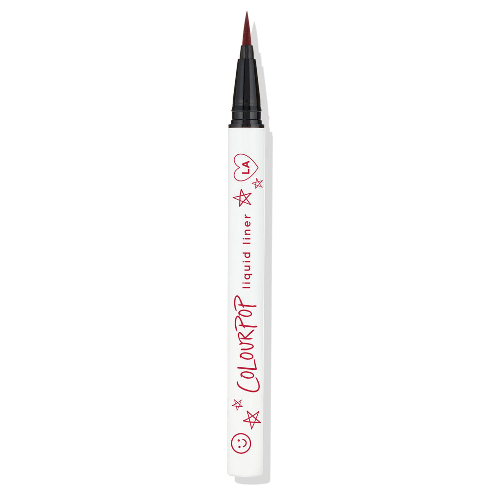 ColourPop BFF Liquid Liner precision tip close-up showing smooth glide and high pigment.