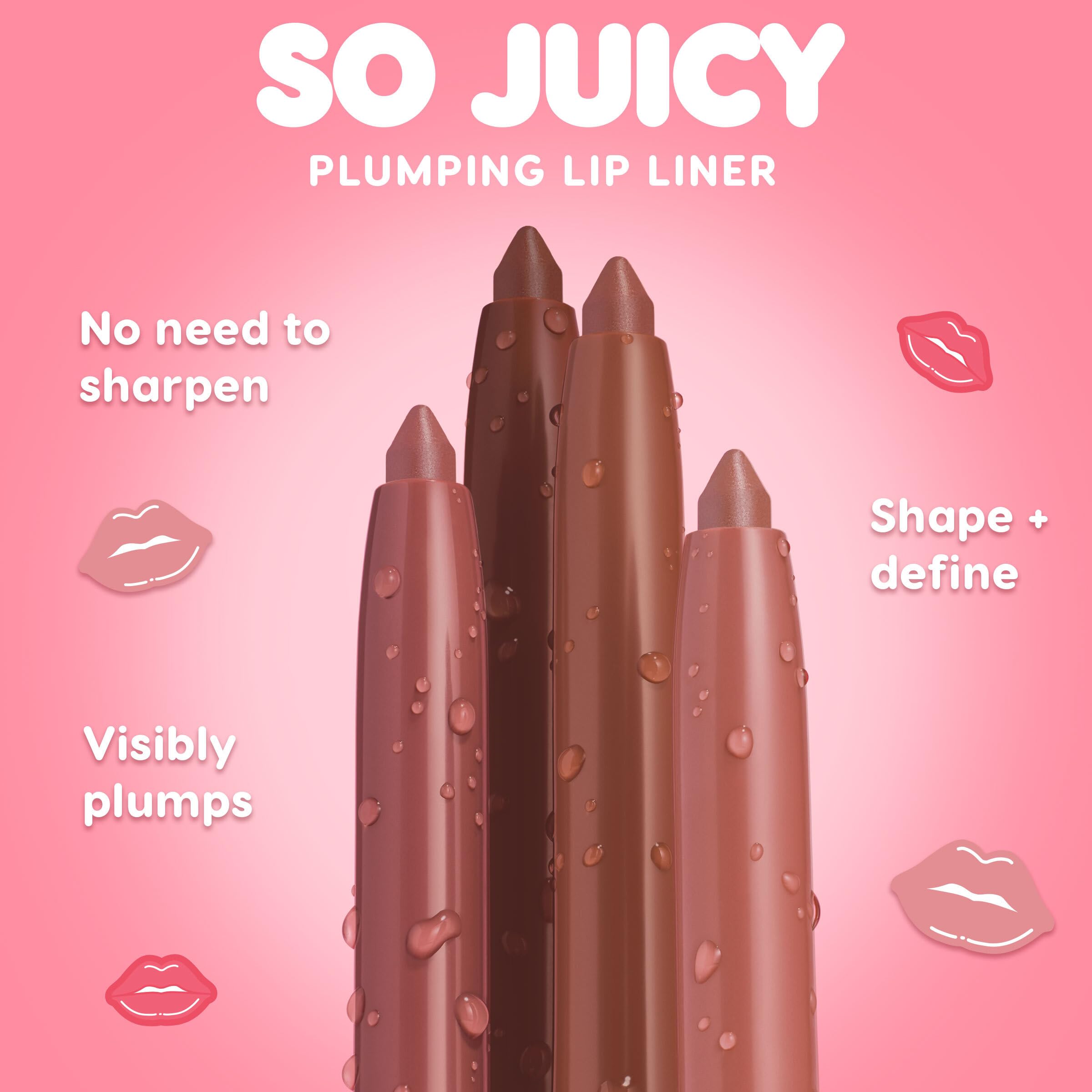ColourPop Double the Juiciness Tease liner tip detail for smooth control.